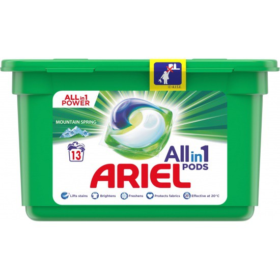 Ariel kapsle 13ks MontSpring /bílé i bar | Prací prostředky - Prací gely, tablety a mýdla